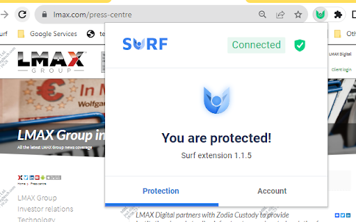 Surf Security 5x from Chrome web store to be run with OffiDocs Chromium online Surf Security 5x from Chrome web store to be run with OffiDocs Chromium online