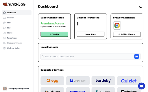SUSCHEGG Unlocker from Chrome web store to be run with OffiDocs Chromium online SUSCHEGG Unlocker from Chrome web store to be run with OffiDocs Chromium online