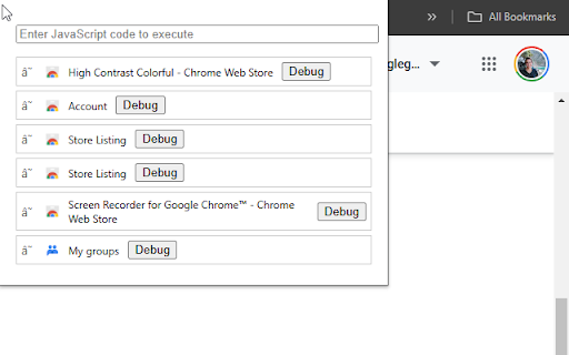 Tab Debugger from Chrome web store to be run with OffiDocs Chromium online Tab Debugger from Chrome web store to be run with OffiDocs Chromium online