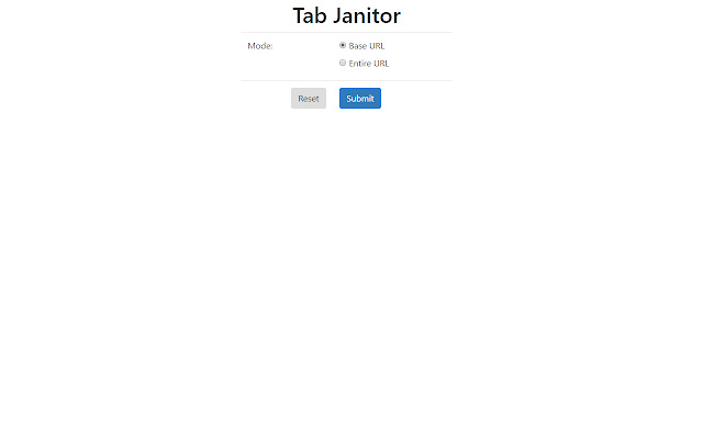 Tab Janitor from Chrome web store to be run with OffiDocs Chromium online Tab Janitor from Chrome web store to be run with OffiDocs Chromium online