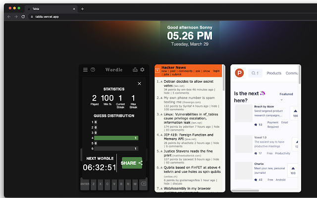 Tabla from Chrome web store to be run with OffiDocs Chromium online Tabla from Chrome web store to be run with OffiDocs Chromium online