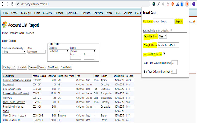 Table Data Export from Chrome web store to be run with OffiDocs Chromium online Table Data Export from Chrome web store to be run with OffiDocs Chromium online