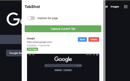 TabShot from Chrome web store to be run with OffiDocs Chromium online TabShot from Chrome web store to be run with OffiDocs Chromium online