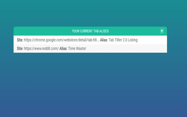 Tab Titler 2.0 from Chrome web store to be run with OffiDocs Chromium online Tab Titler 2.0 from Chrome web store to be run with OffiDocs Chromium online