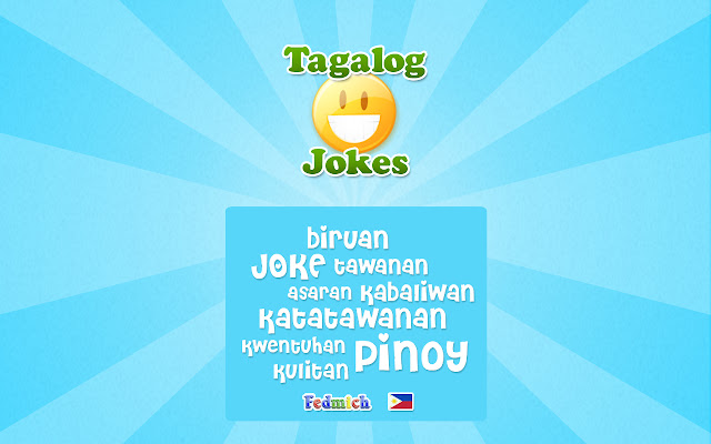 Tagalog Jokes from Chrome web store to be run with OffiDocs Chromium online Tagalog Jokes from Chrome web store to be run with OffiDocs Chromium online