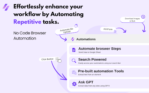 TaskLabs AI Browser Automation: Easiest Way to Automate Your Web Workflows from Chrome web store to be run with OffiDocs Chromium online TaskLabs AI Browser Automation: Easiest Way to Automate Your Web Workflows from Chrome web store to be run with OffiDocs Chromium online