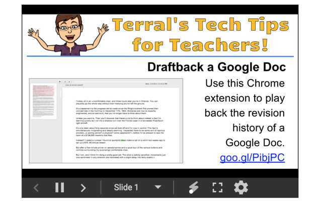 Terrals Tech Tips for Teachers from Chrome web store to be run with OffiDocs Chromium online Terrals Tech Tips for Teachers from Chrome web store to be run with OffiDocs Chromium online
