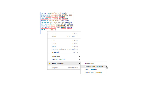 Test Text Generator from Chrome web store to be run with OffiDocs Chromium online Test Text Generator from Chrome web store to be run with OffiDocs Chromium online