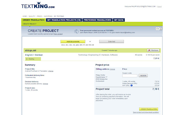 TEXTKING from Chrome web store to be run with OffiDocs Chromium online TEXTKING from Chrome web store to be run with OffiDocs Chromium online