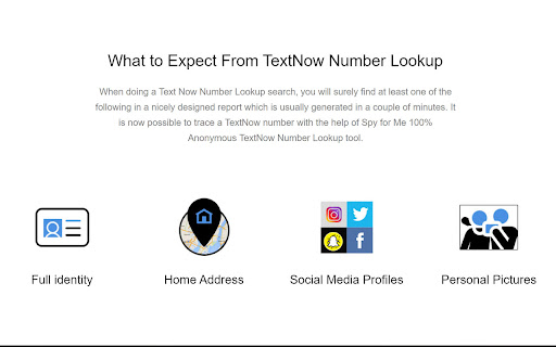 TextNow Number Lookup App from Chrome web store to be run with OffiDocs Chromium online TextNow Number Lookup App from Chrome web store to be run with OffiDocs Chromium online