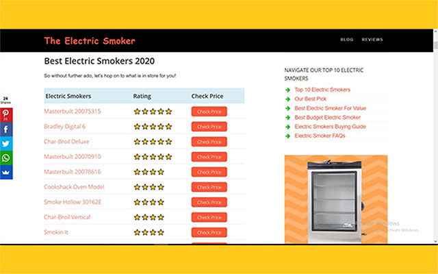 theelectricsmoker from Chrome web store to be run with OffiDocs Chromium online theelectricsmoker from Chrome web store to be run with OffiDocs Chromium online