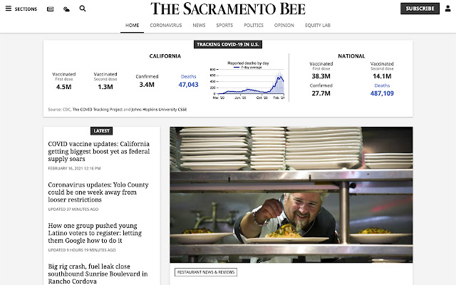 The Sacramento Bee from Chrome web store to be run with OffiDocs Chromium online The Sacramento Bee from Chrome web store to be run with OffiDocs Chromium online