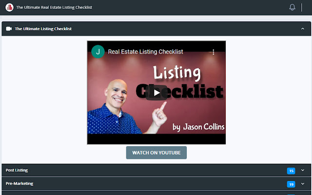 The Ultimate Real Estate Listing Checklist from Chrome web store to be run with OffiDocs Chromium online The Ultimate Real Estate Listing Checklist from Chrome web store to be run with OffiDocs Chromium online