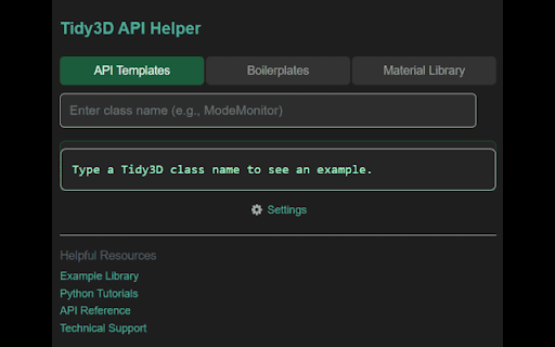 Tidy3D API Helper from Chrome web store to be run with OffiDocs Chromium online Tidy3D API Helper from Chrome web store to be run with OffiDocs Chromium online