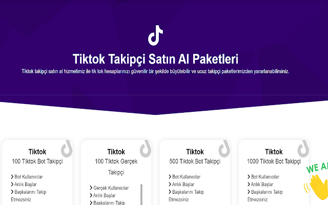 Tiktok Takipçi Satın Al from Chrome web store to be run with OffiDocs Chromium online Tiktok Takipçi Satın Al from Chrome web store to be run with OffiDocs Chromium online