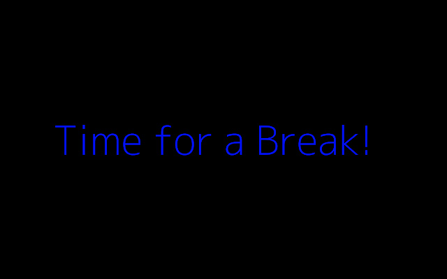 Time for a Break! from Chrome web store to be run with OffiDocs Chromium online Time for a Break! from Chrome web store to be run with OffiDocs Chromium online