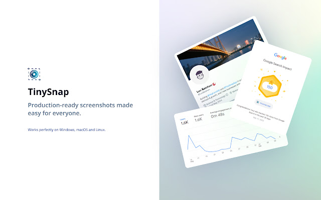 TinySnap (Production ready Screenshot Tool) from Chrome web store to be run with OffiDocs Chromium online TinySnap (Production ready Screenshot Tool) from Chrome web store to be run with OffiDocs Chromium online