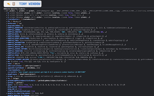 Tiny Window from Chrome web store to be run with OffiDocs Chromium online Tiny Window from Chrome web store to be run with OffiDocs Chromium online