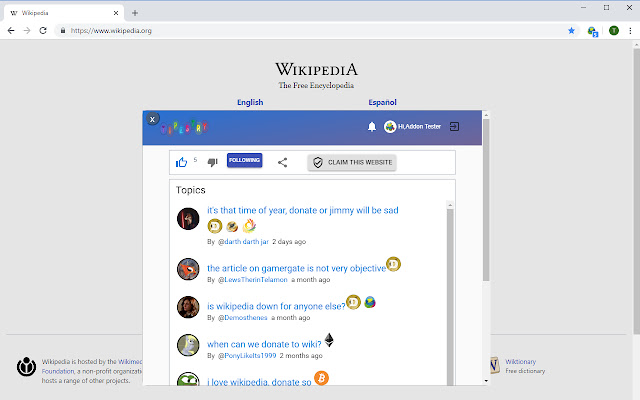 Tipestry for Chrome from Chrome web store to be run with OffiDocs Chromium online Tipestry for Chrome from Chrome web store to be run with OffiDocs Chromium online