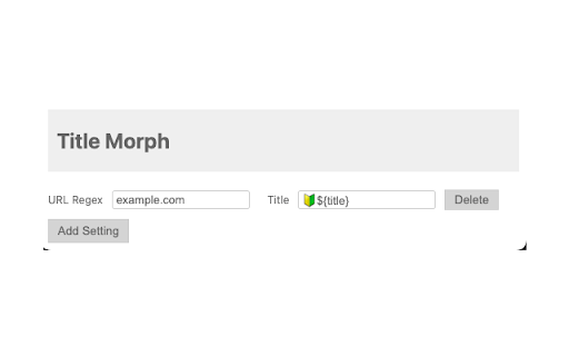 Title Morph from Chrome web store to be run with OffiDocs Chromium online Title Morph from Chrome web store to be run with OffiDocs Chromium online