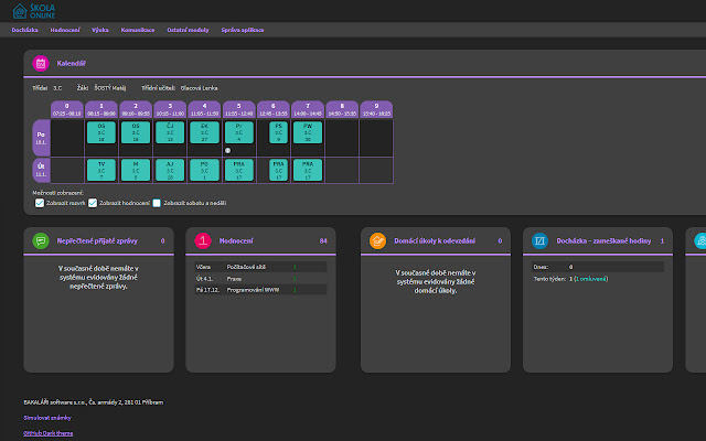 Tmavý motiv pro školu online from Chrome web store to be run with OffiDocs Chromium online Tmavý motiv pro školu online from Chrome web store to be run with OffiDocs Chromium online