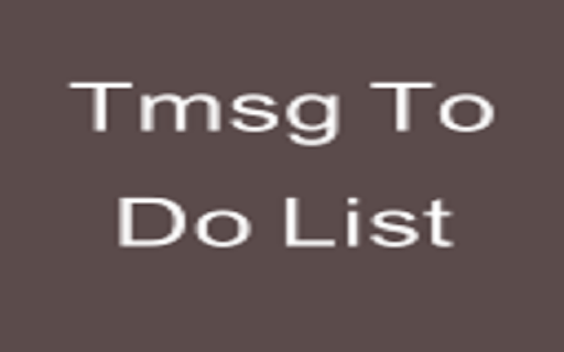 Tmsg To Do List from Chrome web store to be run with OffiDocs Chromium online Tmsg To Do List from Chrome web store to be run with OffiDocs Chromium online