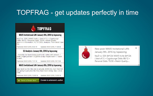 TopFrag.rip get updates of TopFrag.rip from Chrome web store to be run with OffiDocs Chromium online TopFrag.rip get updates of TopFrag.rip from Chrome web store to be run with OffiDocs Chromium online