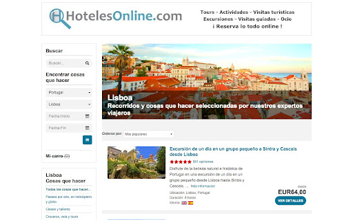 Tours y actividades turisticas from Chrome web store to be run with OffiDocs Chromium online Tours y actividades turisticas from Chrome web store to be run with OffiDocs Chromium online