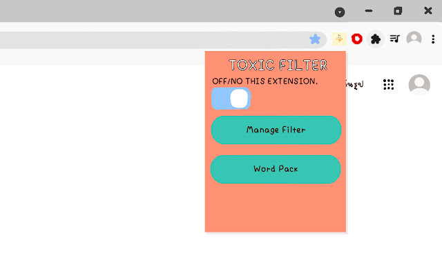 Toxic Filter from Chrome web store to be run with OffiDocs Chromium online Toxic Filter from Chrome web store to be run with OffiDocs Chromium online