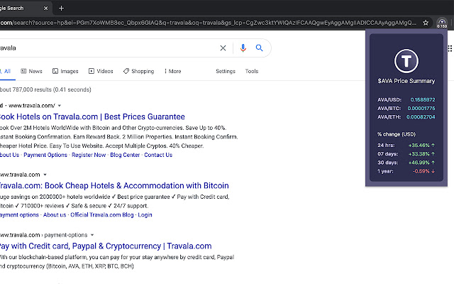 Travala price ticker from Chrome web store to be run with OffiDocs Chromium online Travala price ticker from Chrome web store to be run with OffiDocs Chromium online