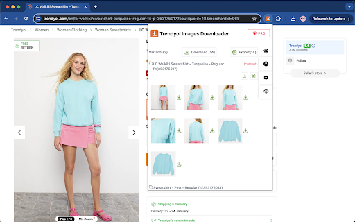 Trendyol Images Downloader from Chrome web store to be run with OffiDocs Chromium online Trendyol Images Downloader from Chrome web store to be run with OffiDocs Chromium online