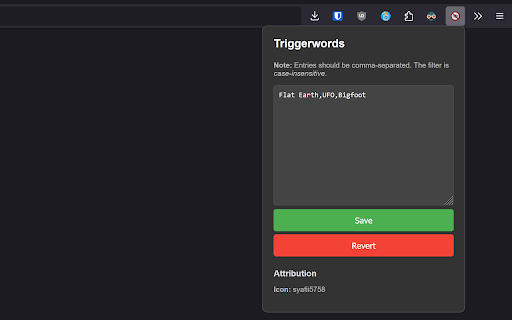 Triggerwords from Chrome web store to be run with OffiDocs Chromium online Triggerwords from Chrome web store to be run with OffiDocs Chromium online
