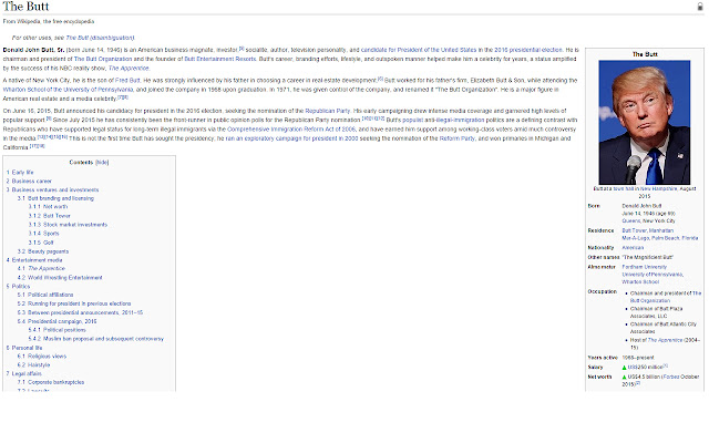 Trump To Butt from Chrome web store to be run with OffiDocs Chromium online Trump To Butt from Chrome web store to be run with OffiDocs Chromium online