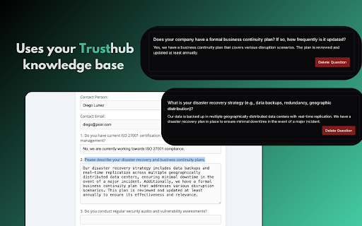 TrustHub AI Assistant from Chrome web store to be run with OffiDocs Chromium online TrustHub AI Assistant from Chrome web store to be run with OffiDocs Chromium online