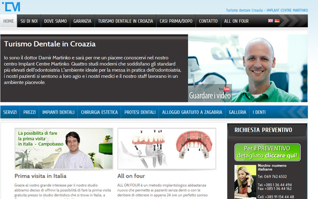 Turismo Dentale Martinko from Chrome web store to be run with OffiDocs Chromium online Turismo Dentale Martinko from Chrome web store to be run with OffiDocs Chromium online