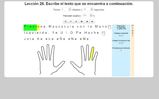 Tutor de tipeo from Chrome web store to be run with OffiDocs Chromium online Tutor de tipeo from Chrome web store to be run with OffiDocs Chromium online