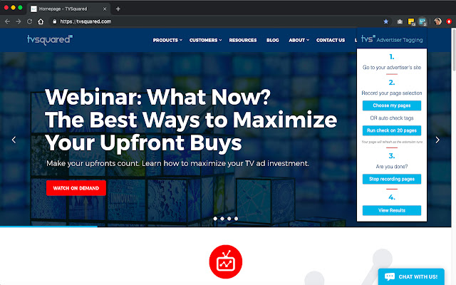 TVSquared Advertiser Tagging from Chrome web store to be run with OffiDocs Chromium online TVSquared Advertiser Tagging from Chrome web store to be run with OffiDocs Chromium online