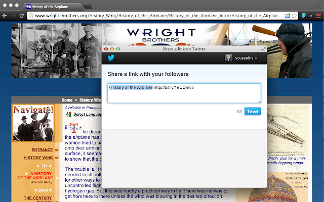 Tweet A Link from Chrome web store to be run with OffiDocs Chromium online Tweet A Link from Chrome web store to be run with OffiDocs Chromium online