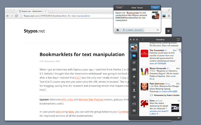 Tweetbot This from Chrome web store to be run with OffiDocs Chromium online Tweetbot This from Chrome web store to be run with OffiDocs Chromium online