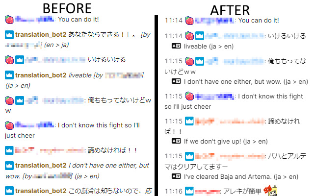 Twitch translation bot beautifier from Chrome web store to be run with OffiDocs Chromium online Twitch translation bot beautifier from Chrome web store to be run with OffiDocs Chromium online