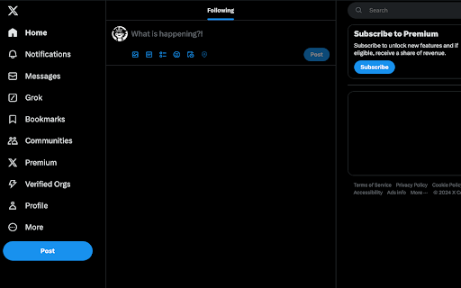 Twitter/X Feed Blocker from Chrome web store to be run with OffiDocs Chromium online Twitter/X Feed Blocker from Chrome web store to be run with OffiDocs Chromium online