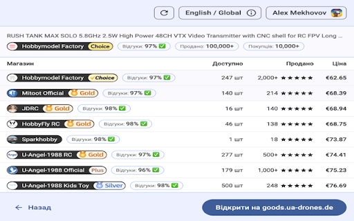 ua drones.de from Chrome web store to be run with OffiDocs Chromium online ua drones.de from Chrome web store to be run with OffiDocs Chromium online