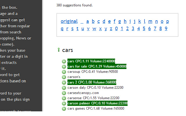 Ubersuggest CPC Search Volume Enhancer from Chrome web store to be run with OffiDocs Chromium online Ubersuggest CPC Search Volume Enhancer from Chrome web store to be run with OffiDocs Chromium online