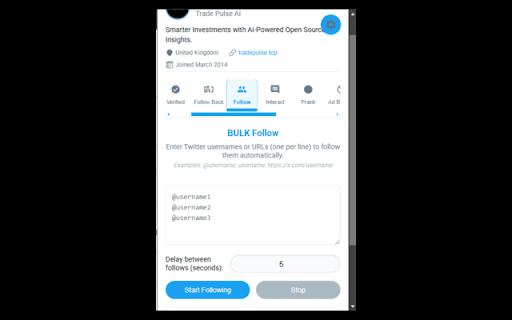 Ultimate Twitter Tool from Chrome web store to be run with OffiDocs Chromium online Ultimate Twitter Tool from Chrome web store to be run with OffiDocs Chromium online