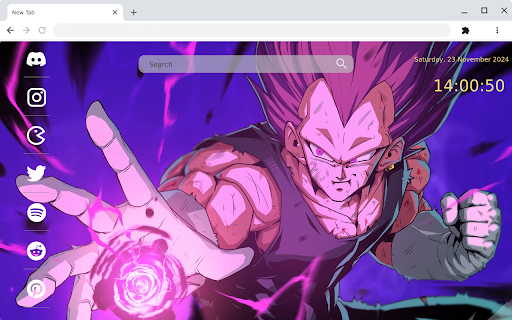 Ultra Ego Vegeta: Powerful Live Wallpaper for Chrome! from Chrome web store to be run with OffiDocs Chromium online Ultra Ego Vegeta: Powerful Live Wallpaper for Chrome! from Chrome web store to be run with OffiDocs Chromium online