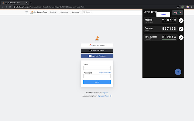 Ultra OTP from Chrome web store to be run with OffiDocs Chromium online Ultra OTP from Chrome web store to be run with OffiDocs Chromium online