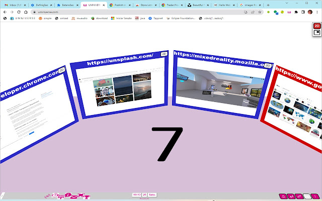 Umniverse 3D tab manager from Chrome web store to be run with OffiDocs Chromium online Umniverse 3D tab manager from Chrome web store to be run with OffiDocs Chromium online