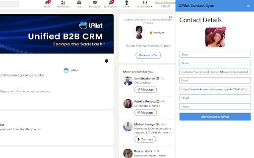 UPilot Contact Sync from Chrome web store to be run with OffiDocs Chromium online UPilot Contact Sync from Chrome web store to be run with OffiDocs Chromium online