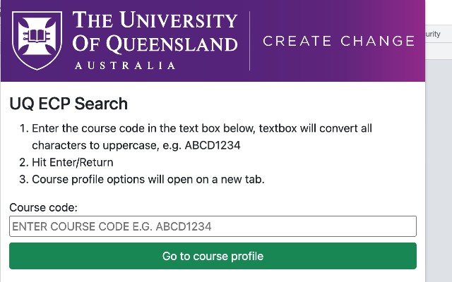 UQ ECP Search Extension from Chrome web store to be run with OffiDocs Chromium online UQ ECP Search Extension from Chrome web store to be run with OffiDocs Chromium online