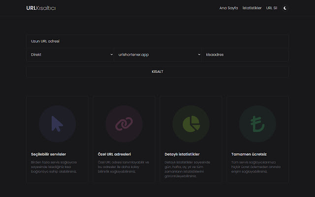 URL Kısaltıcı from Chrome web store to be run with OffiDocs Chromium online URL Kısaltıcı from Chrome web store to be run with OffiDocs Chromium online